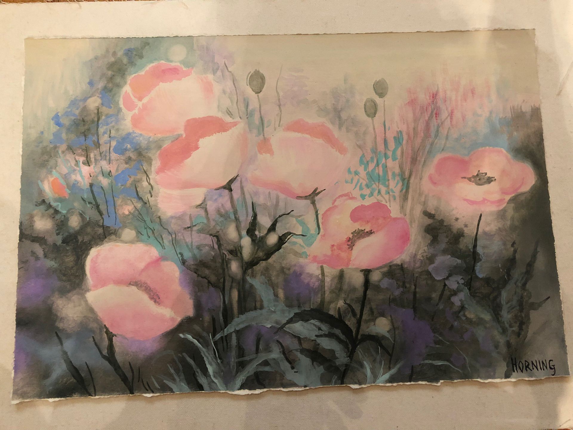 Elizabeth HORNING Original Watercolor Painting - 13x19
