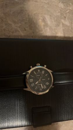 Stainless steel Italian blue watch