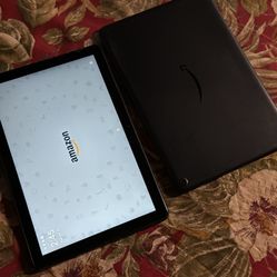 Two Fire. HD 10 Amazon Tablets 