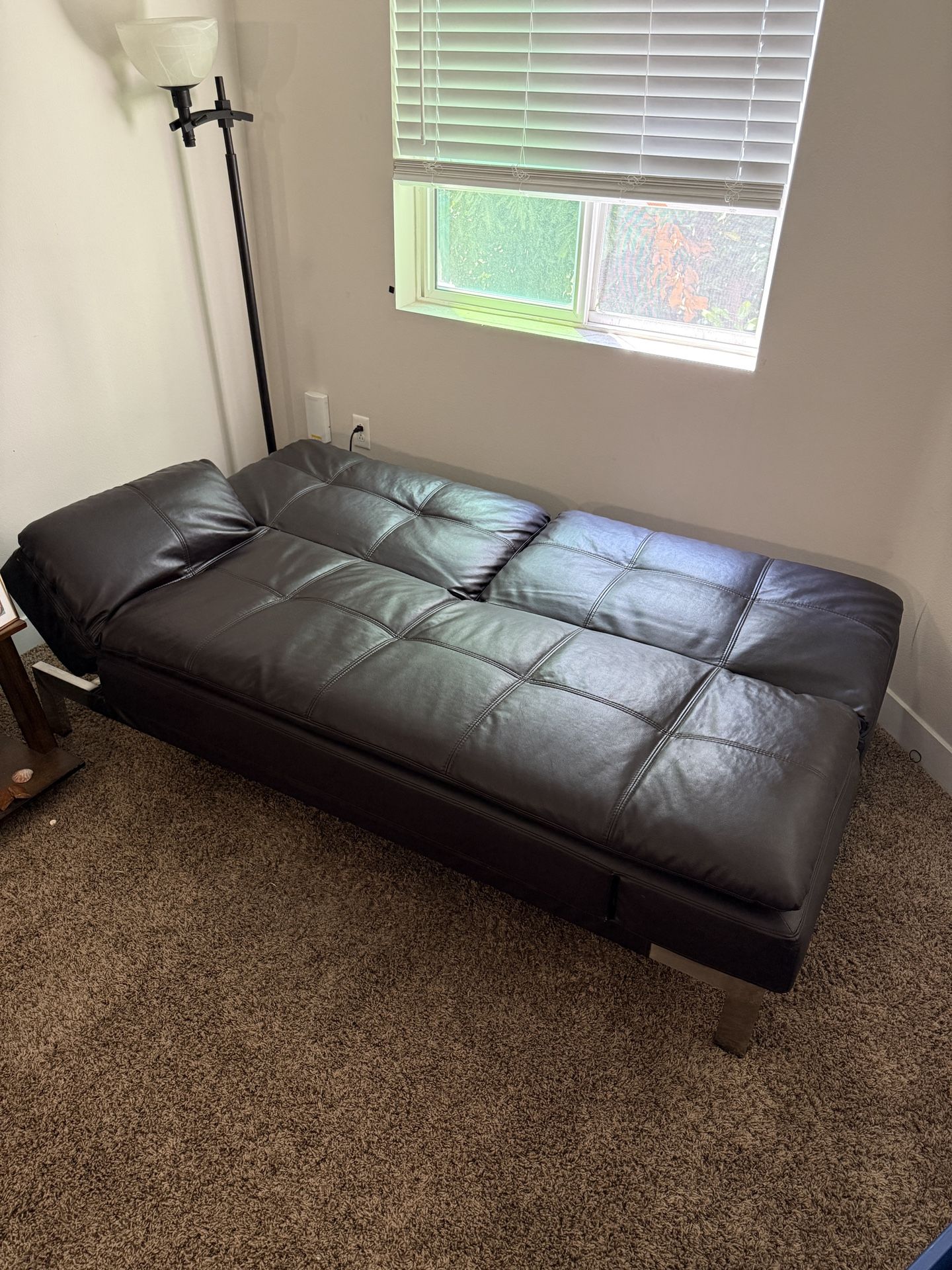 Sofa Futon Couch Leather