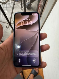 iPhone 13 Mini (Blue, 256GB) - Fully Unlocked + Accessories Bundle
