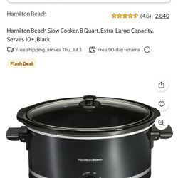 8 Quart Slow Cooker 