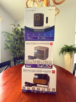 Roku Home Theater Projector Lot (3 Units) - 1080p/720p - Cash Only