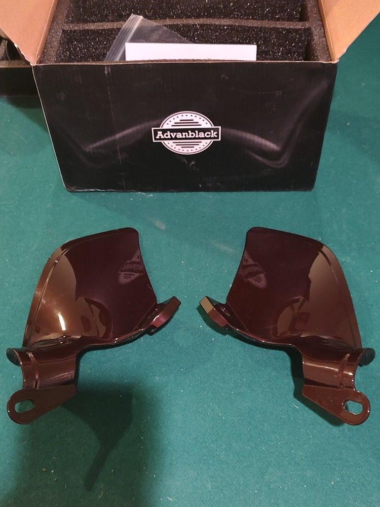 Harley Soft Tail M8 Engine Heat Deflectors.