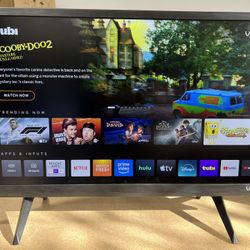 VIZIO 24” SMART Tv Led FULL HD SMARTCAST WITH REMOTE CONTROL INCLUDED💯📺✅✅📺💯