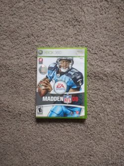 Madden 08 Xbox 360 game