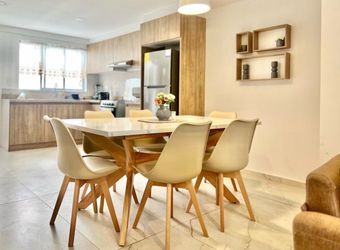 Dining Table Set with 6 Chairs