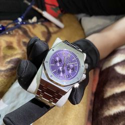 Audemars piguet  AP Silver And Purple 