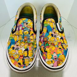 VANS x The Simpsons Slip-on Canvas Shoes Men’s size 6/Women’s size 7.5