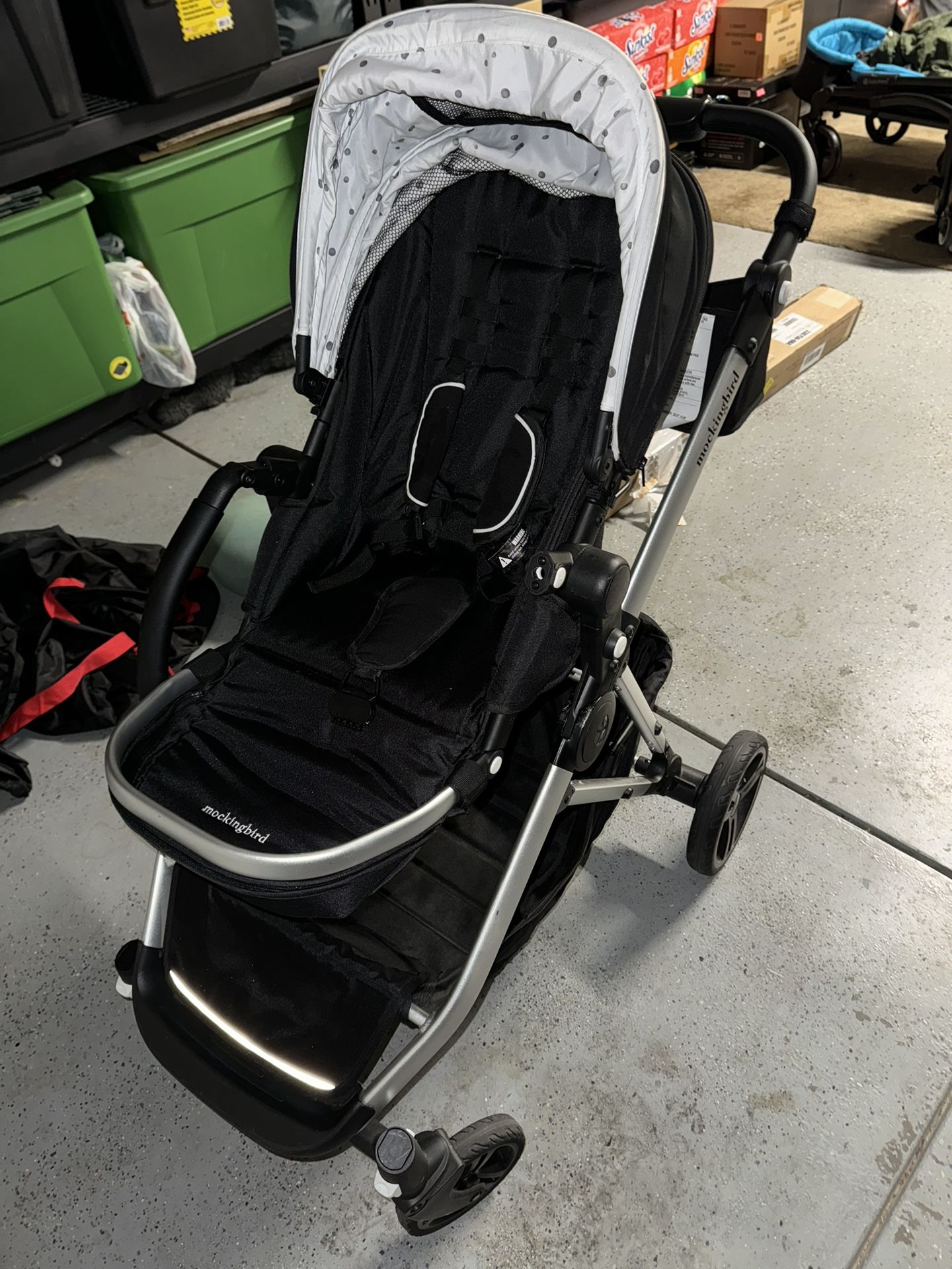 Mockingbird Stroller With Bassinet Attachment! Great Condition!