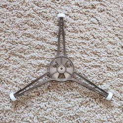 7" microwave oven replacement triple arm Y-shaped roller ring with wheels for glass turntable