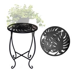 Rustproof Metal Plant Flower Pot Stand Holder Size Height 15", Diameter 10" New Condition