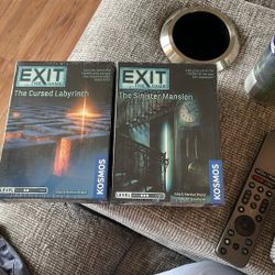 2 Exit The Game Sinister Mansion & Cursed Labyrinth 