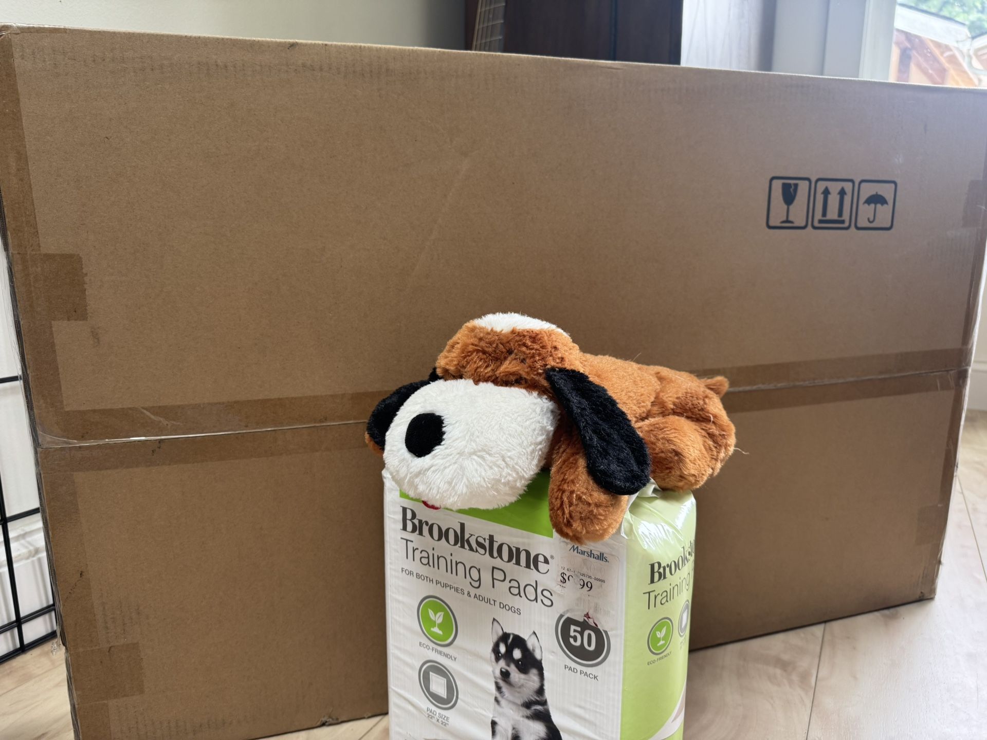 Puppy Dog Starter Set CRATE HEARTBEAT TOY PUPPY PADS