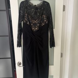 Tadashi Black Designer Dress Xl