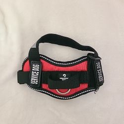 Industrial Puppy Reflective Hook & Loop Strap Dog Harness, Red, XX-Small