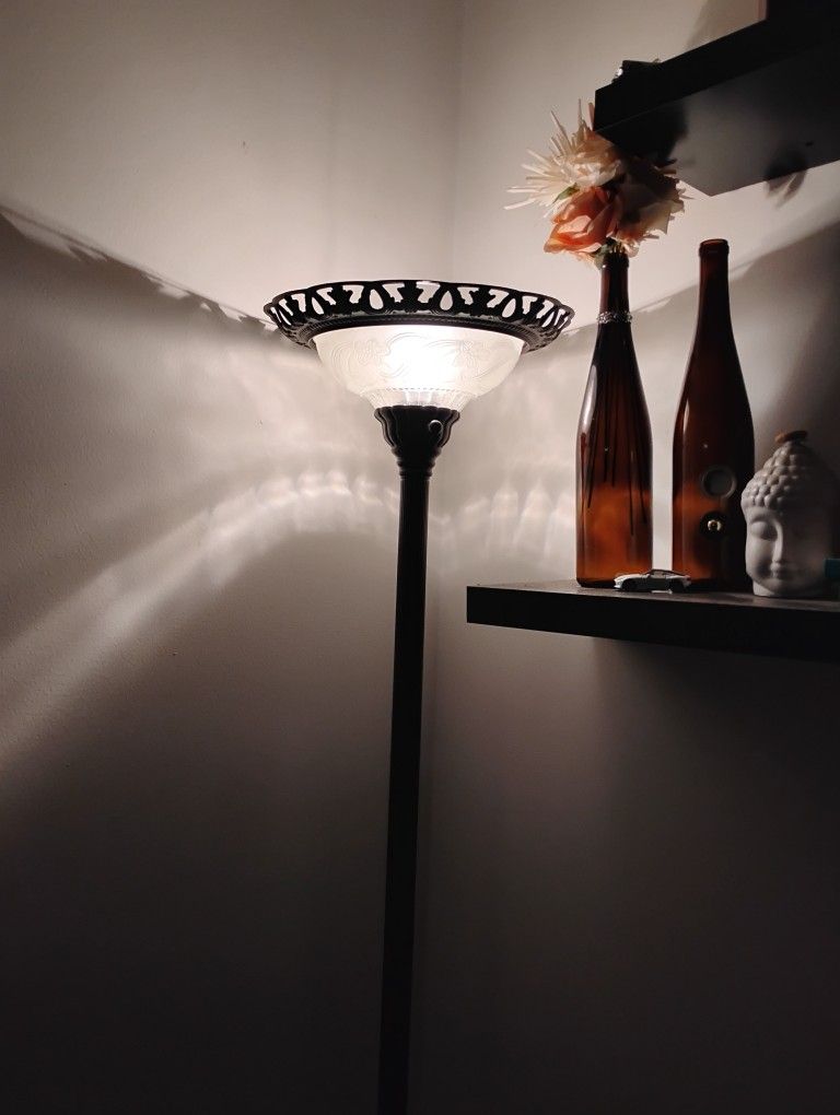 70 In Bronze Floor Lamp 