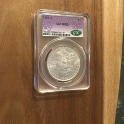 1904-O Morgan Silver Dollar MS62 - CAC Verified (New Orleans Mint)
