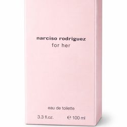 Narciso Rodriguez For Her Eau de Toilette 3.3 oz / 100 ml – Women’s Perfume – New