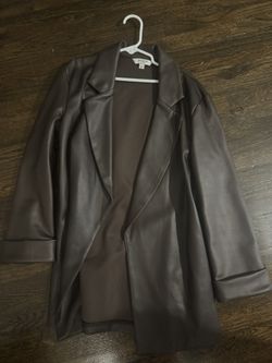 Leather Blazer