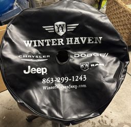 Factory Spare Tire Cover JEEP Wrangler 