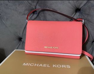 💕 Michael Kors Jet Set Item LG MF Crossbody Bag 💥