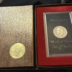 OBO, 1971-S U.S. Proof Eisenhower Dollar "Ike" $1 - 40% Silver in Brown Box