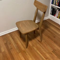 Two Wooden Dining Chairs