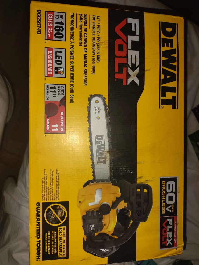 DEWALT 60V FOEX VOLT CHAINSAW