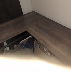 L shape desk table
