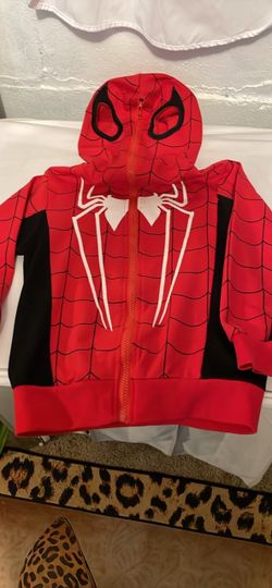 Kids Spider-Man Zip-Up Hoodie with Mask