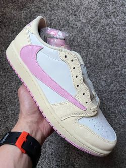 Jordan 1 Low Travis Scott Shy Pink 9.5M