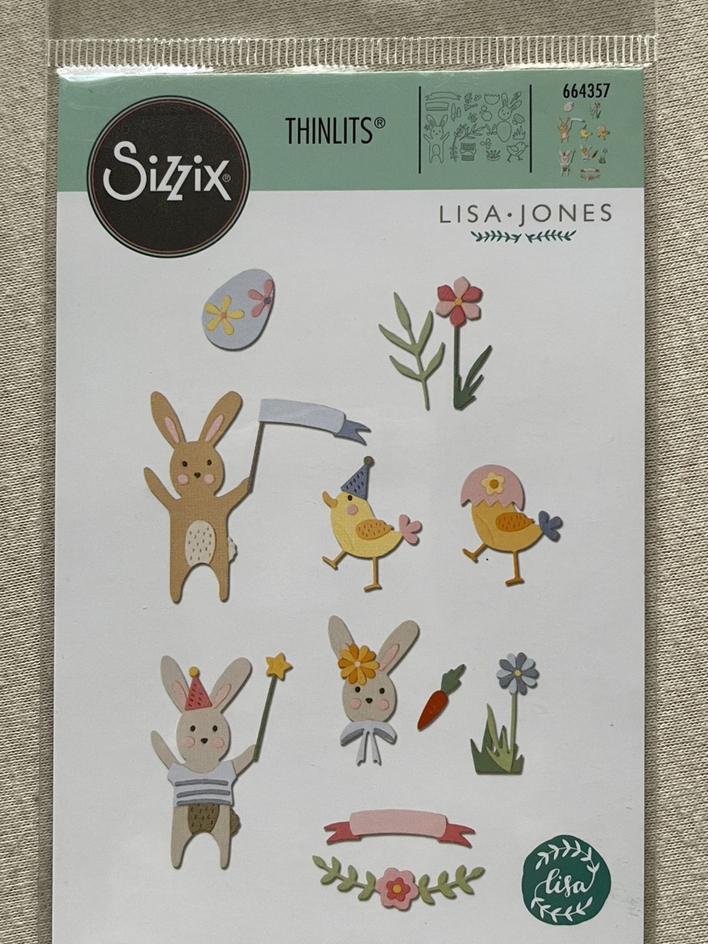 Sizzix Thinlits Die Set 23Pk Easter Celebration 664357