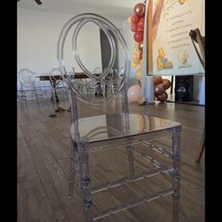 Chairs Clear acrylic 