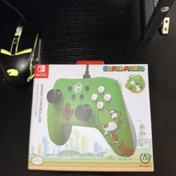 PowerA Super Mario Yoshi Wired Controller for Nintendo Switch – Officially Licensed 