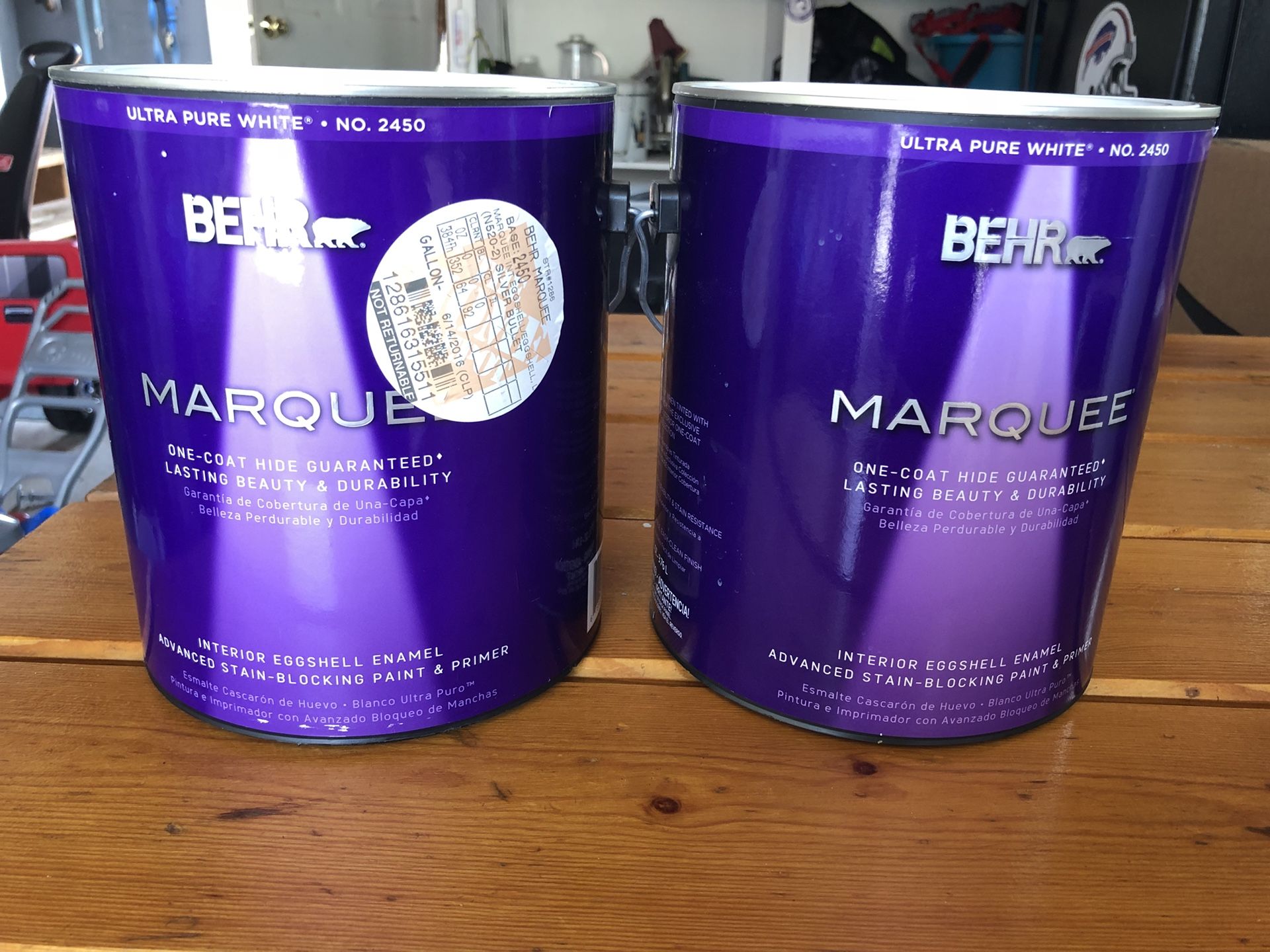 Behr marquee paint (Silver Bullet) - almost 3 gallons