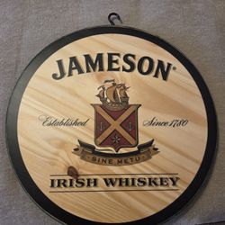 Jameson Irish Whiskey Wall Plaque