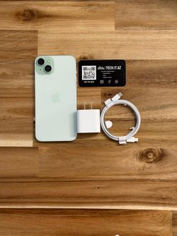📱 iPhone 15 Plus | 128GB | Green | Cricket Only | Hablo Español 