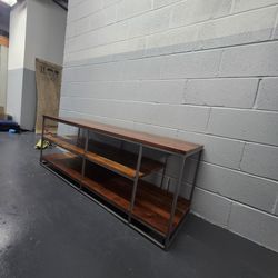 CB2  Solid Wood Console Stand