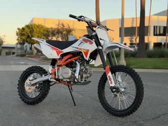 NEW 2027 Kayo TT140 EFI Pit Bike - White - Fuel Injected 4-Speed Dirt Bike
