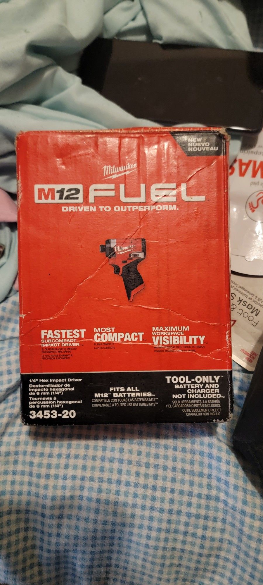 Milwaukee M12 FUEL 1/4 In Hex Impact Wrench 