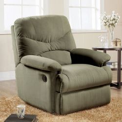 Motion Recliner Sage Microfiber fabric, New Especial price 