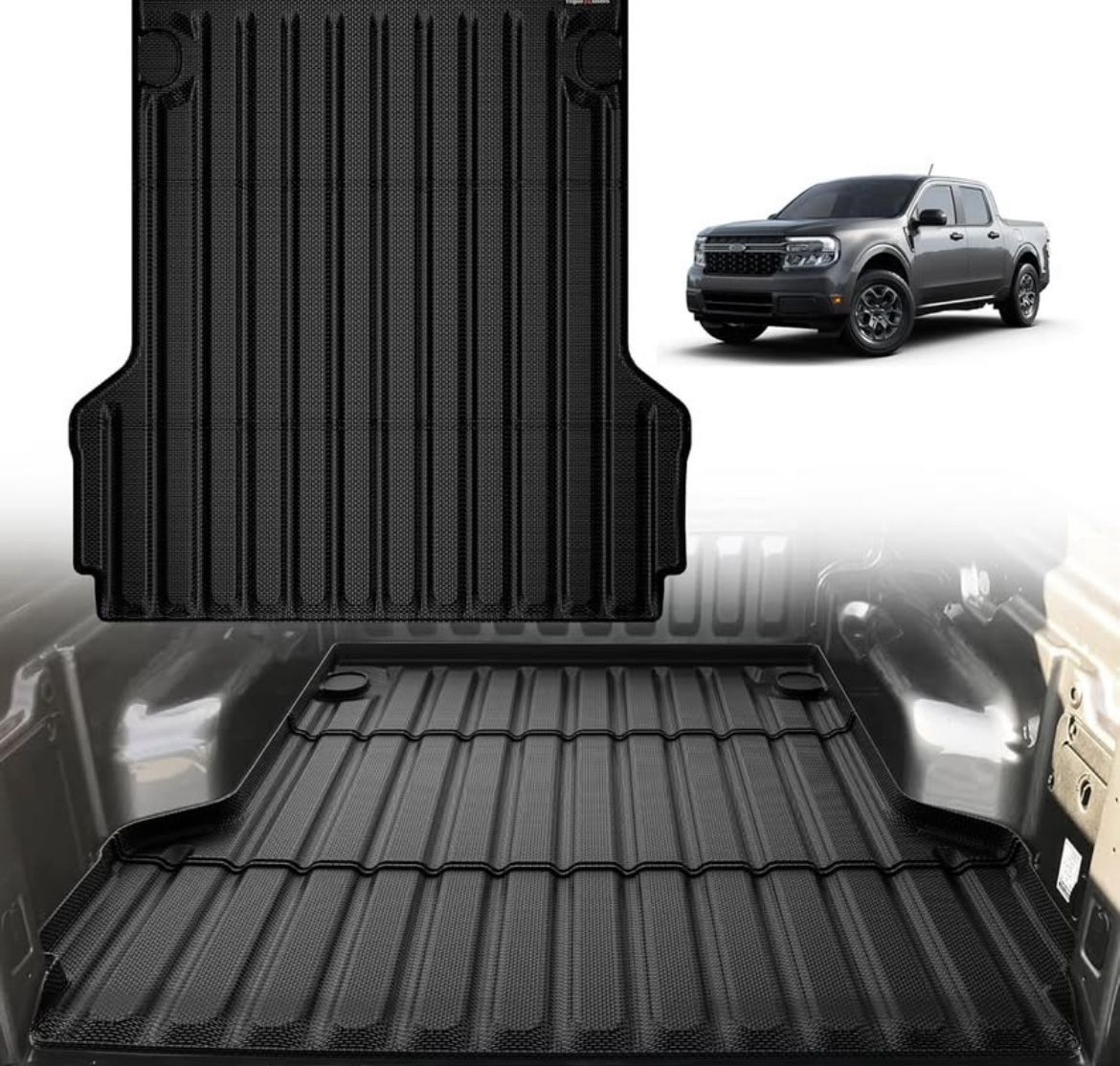 Maverick Bed Mat Compatible with 2022 2023 2024 2025 Ford Maverick Hybrid & TPE Heavy Duty