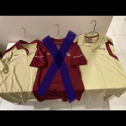 *$15 EACH* Men’s Size SMALL FSU Golf Shirts Nike Dri-Fit LIKE NEW Florida State University