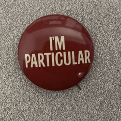 1960s Pall Mall “I’m Particular” Cigarette Campaign Unlocking Button 1" Circle