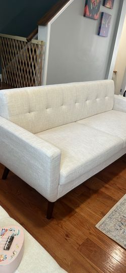 Mid-Century Modern Loveseat Sofa