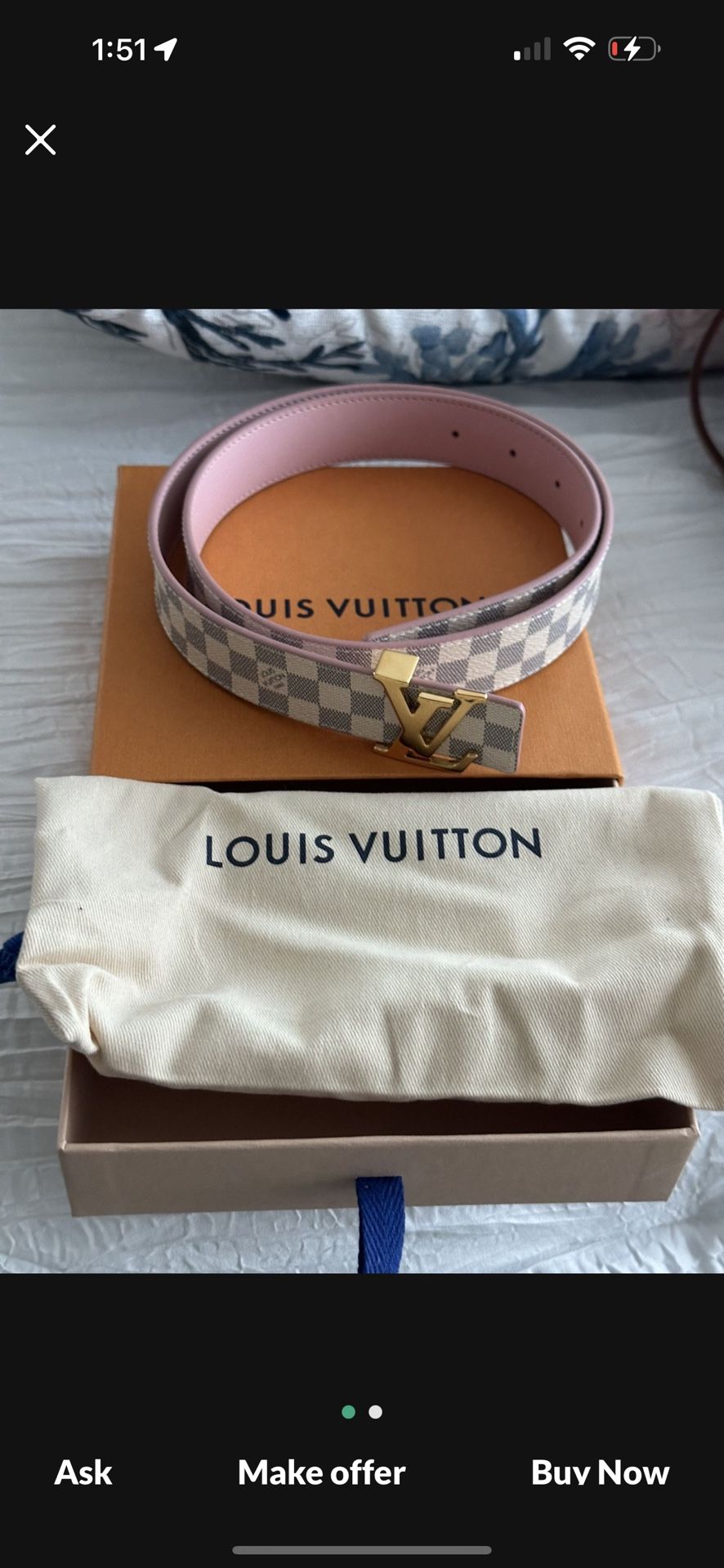 Louis Vuitton Lv Initiales 30mm Reversible Belt