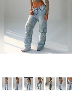 Outcast Clothing Cargo Jeans Size XS Brand new with tags