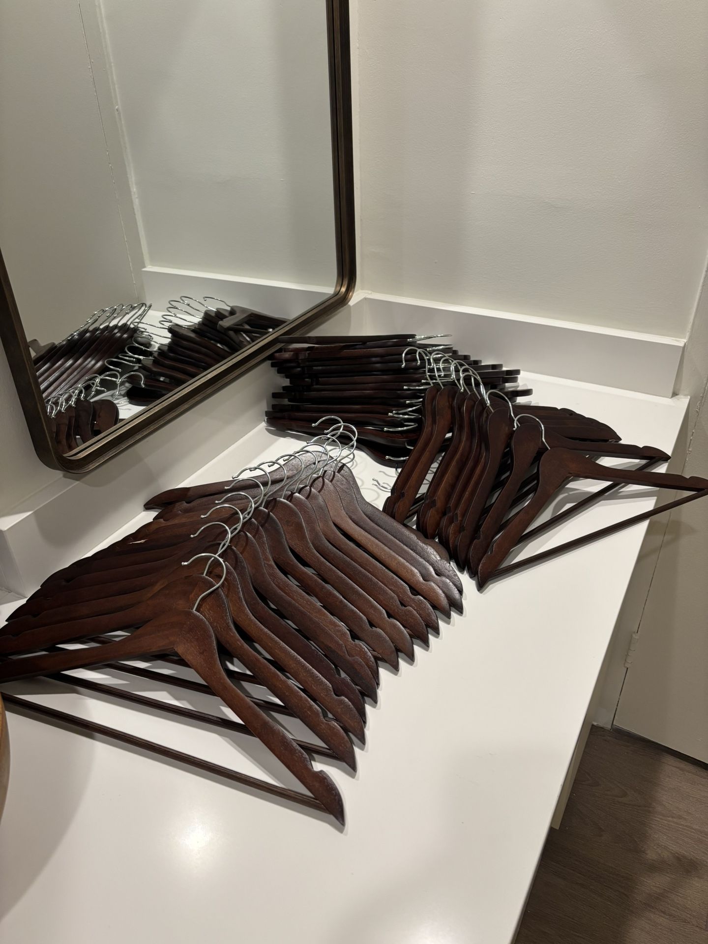 38 Wooden Hangers