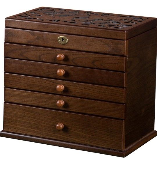 Wooden Jewelry Boxes for Women, 6-Layer Vintage Jewelry Box Wood, Wooden Jewelry Organizer for Storage Jewellery (Brown)

￼

￼

￼
W￼

￼

￼

Solid wood